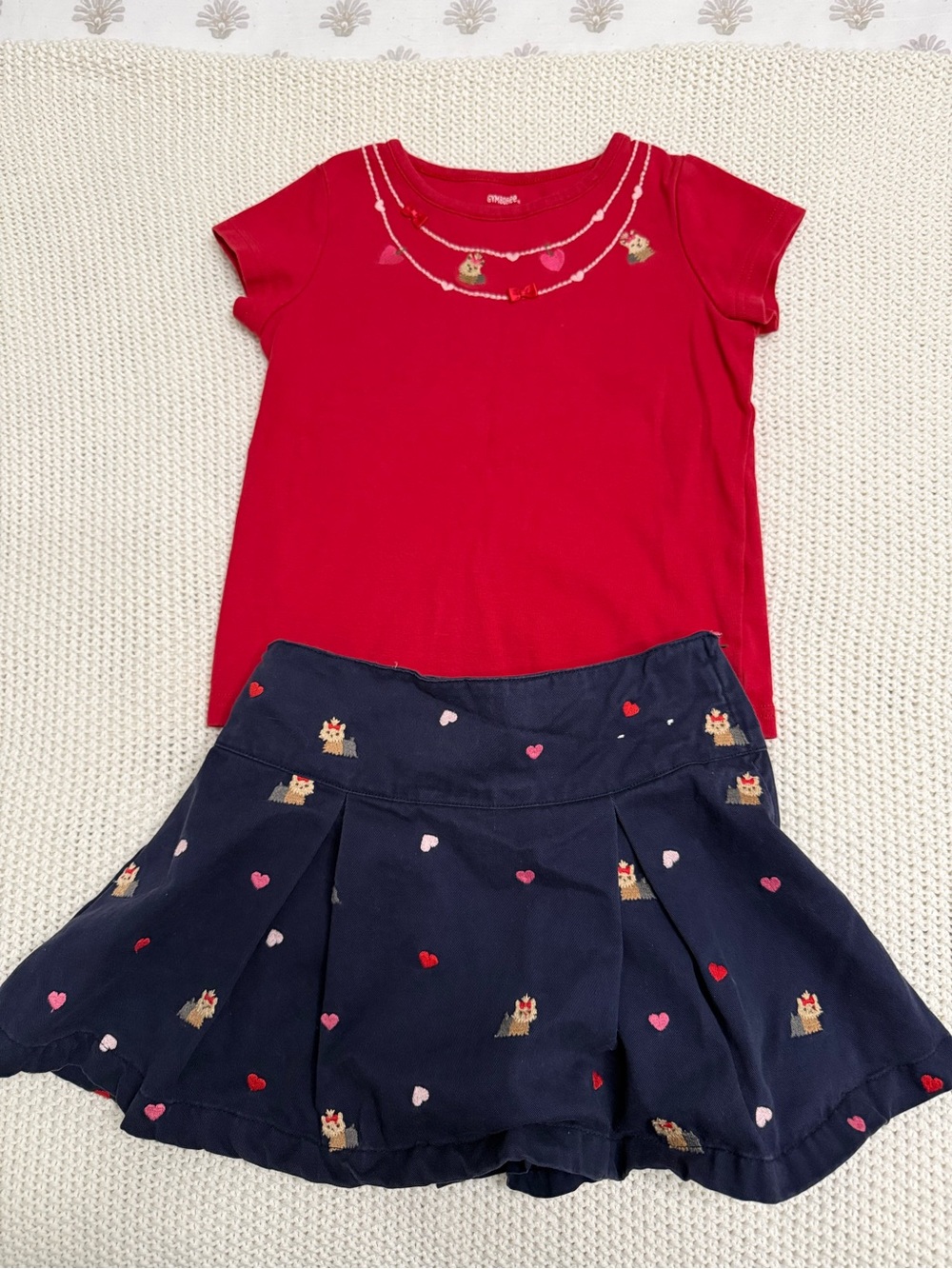 Gymboree New York Girl Skirt / Shirt Set